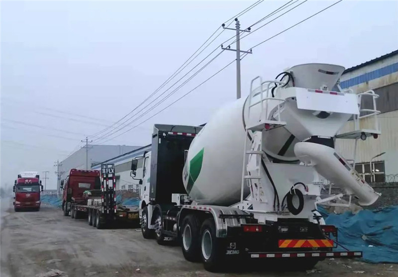 零排放 零污染丨躍迪純電動(dòng)混凝土攪拌車整裝發(fā)車